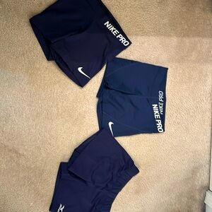 Selling as a set, 3 pairs of volleyball shorts